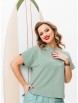 Брючный костюм артикул: 1090 мята от Anastasia - вид 9