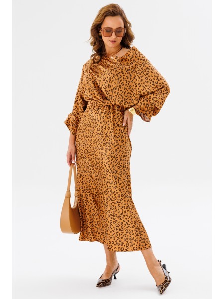 1158 золото (анималистический принт)