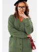 Юбочный костюм артикул: 1195 олива от Anastasia - вид 3
