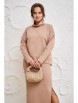 Юбочный костюм артикул: 1050.3 бежевый от Anastasia - вид 3