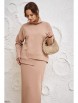 Юбочный костюм артикул: 1050.3 бежевый от Anastasia - вид 4