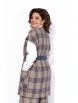 Брючный костюм артикул: 1172.1 песочный-деним (клетка) от Anastasia - вид 13