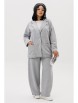 Брючный костюм артикул: 1299 серый меланж от Anastasia - вид 5
