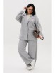 Брючный костюм артикул: 1299 серый меланж от Anastasia - вид 11