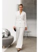 Брючный костюм артикул: 1287 белый от Anastasia - вид 4