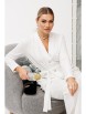 Брючный костюм артикул: 1287 белый от Anastasia - вид 10