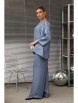 Брючный костюм артикул: 1228.1 голубой жемчуг от Anastasia - вид 5