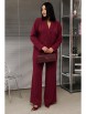 Брючный костюм артикул: 1095.2 бордо от Anastasia - вид 6
