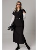 Юбочный костюм артикул: 1305 черный от Anastasia - вид 7