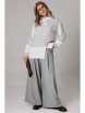 Брючный костюм артикул: 1242.2 французский серый от Anastasia - вид 12