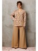 Брючный костюм артикул: 1292.1 бежевый от Anastasia - вид 7