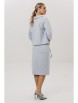 Юбочный костюм артикул: 1163 серо-голубой от Anastasia - вид 2
