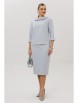 Юбочный костюм артикул: 1163 серо-голубой от Anastasia - вид 10