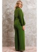 Брючный костюм артикул: 1063.1 травяной зеленый от Anastasia - вид 2