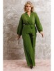 Брючный костюм артикул: 1063.1 травяной зеленый от Anastasia - вид 1