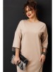 Нарядное платье артикул: 1308 кофе от Anastasia - вид 2