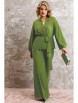 Брючный костюм артикул: 1063.1 травяной зеленый от Anastasia - вид 1