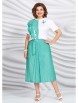Юбочный костюм артикул: 5423 бирюза от Mira Fashion - вид 1