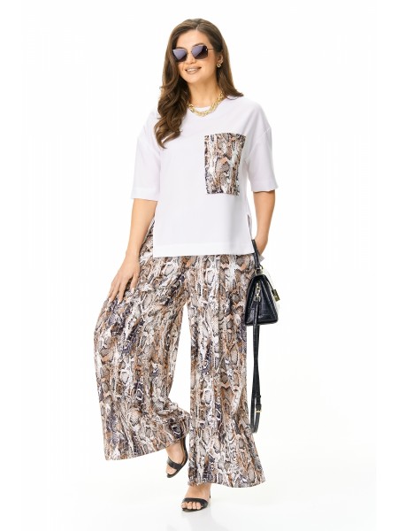 2513/1 белый+питон