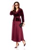 Юбочный костюм артикул: 2533 бургунди от TAITA PLUS - вид 9