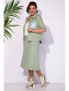 Юбочный костюм артикул: М1296 фисташка от Лилиана - вид 4
