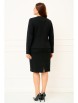 Юбочный костюм артикул: 1830 черный от Ива - вид 2