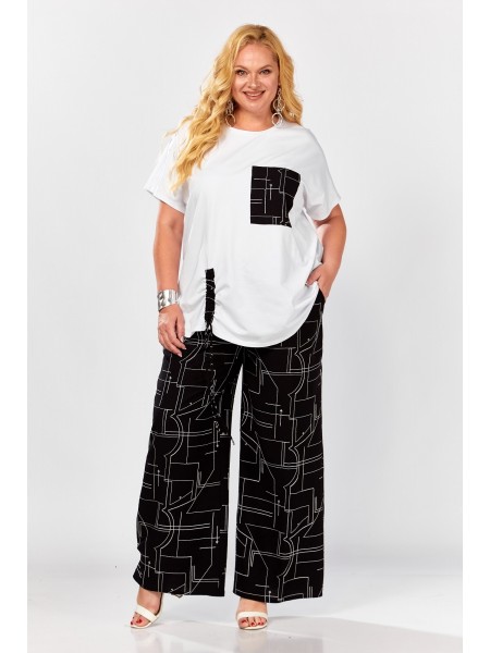 1297 черный+белый