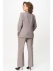 Брючный костюм артикул: 2188 серо-коричневый от AlaniCollection - вид 2