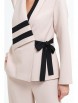 Брючный костюм артикул: 2280 бежевый от AlaniCollection - вид 5