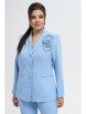 Брючный костюм артикул: 2143 голубой от AlaniCollection - вид 4