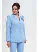 Брючный костюм артикул: 2143 голубой от AlaniCollection - вид 5