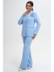 Брючный костюм артикул: 2143 голубой от AlaniCollection - вид 9