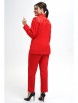 Брючный костюм артикул: 2295 красный от AlaniCollection - вид 2