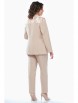 Брючный костюм артикул: 2295 бежевый от AlaniCollection - вид 2
