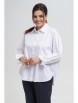 Брючный костюм артикул: 2302 белый, черный от AlaniCollection - вид 5