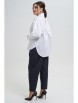 Брючный костюм артикул: 2302 белый, черный от AlaniCollection - вид 9