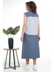 Юбочный костюм артикул: 2322 джинс от AlaniCollection - вид 2
