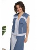 Юбочный костюм артикул: 2322 джинс от AlaniCollection - вид 4