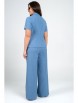 Брючный костюм артикул: 2344 синий от AlaniCollection - вид 2