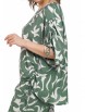 Брючный костюм артикул: 2321 зеленый+молоко от AlaniCollection - вид 4