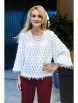 Брючный костюм артикул: 2394 молоко+бордо от AlaniCollection - вид 3