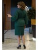 Юбочный костюм артикул: 2439 зеленый от AlaniCollection - вид 2