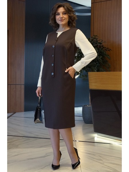 2436 коричневый+молоко