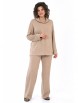 Брючный костюм артикул: 2446 бежевый от AlaniCollection - вид 5