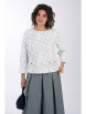 Брючный костюм артикул: 2456 серый+белый от AlaniCollection - вид 3
