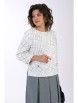 Брючный костюм артикул: 2456 серый+белый от AlaniCollection - вид 6
