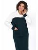 Юбочный костюм артикул: 2462 молоко+изумруд от AlaniCollection - вид 3