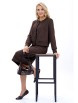 Юбочный костюм артикул: 2448 шоколад от AlaniCollection - вид 8