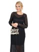 Нарядное платье артикул: 2481 черный от AlaniCollection - вид 7