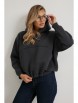Худи, толстовки артикул: 1269 графит от Mirolia - вид 3